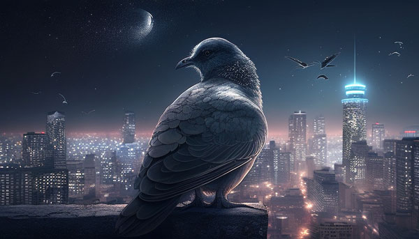 Can Pigeons See at Night