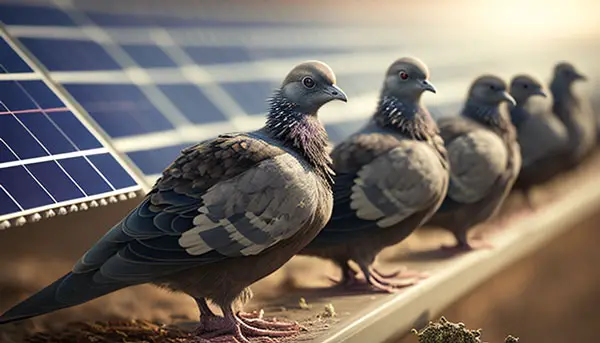How To Get Rid of Pigeons Under Solar Panels