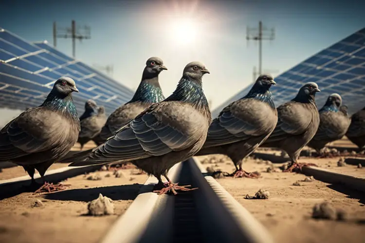 How To Get Rid of Pigeons Under Your Solar Panels Without Hurting Them
