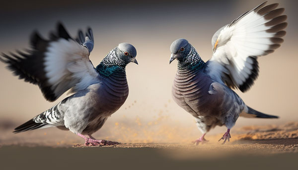 How To Stop Pigeons From Chasing Each Other