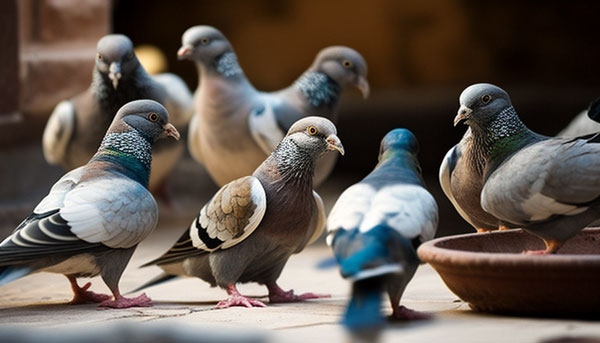 Baby Pigeon’s Buzzing Noise