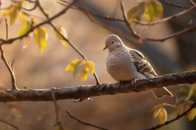 Mourning Doves Feather Coloration