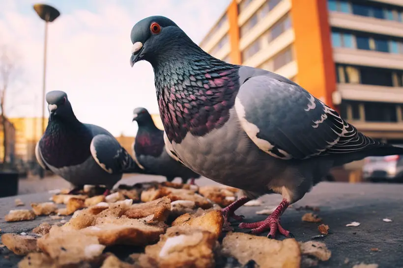 Pigeons Pelleted diet