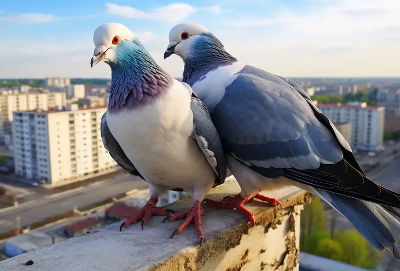 Pigeon’s behavior