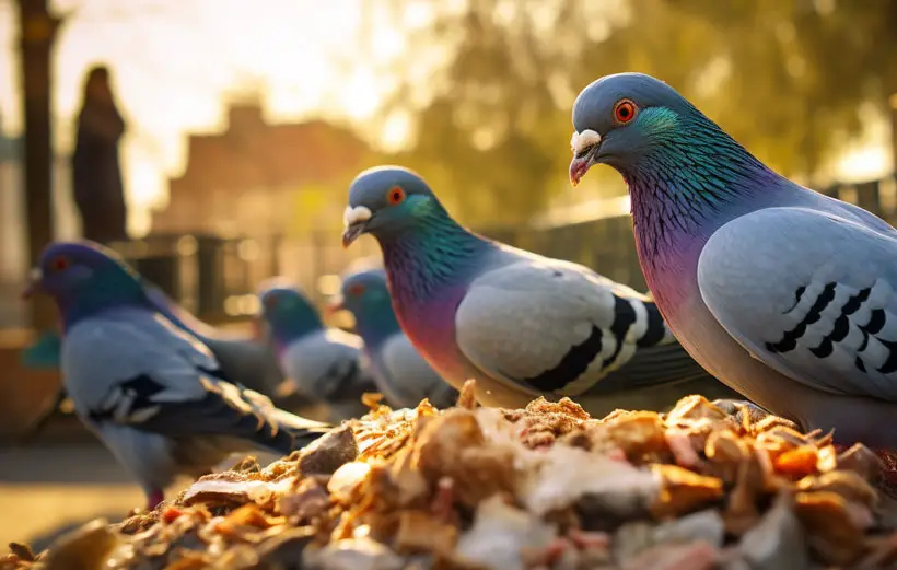 What not to Feed Pigeons