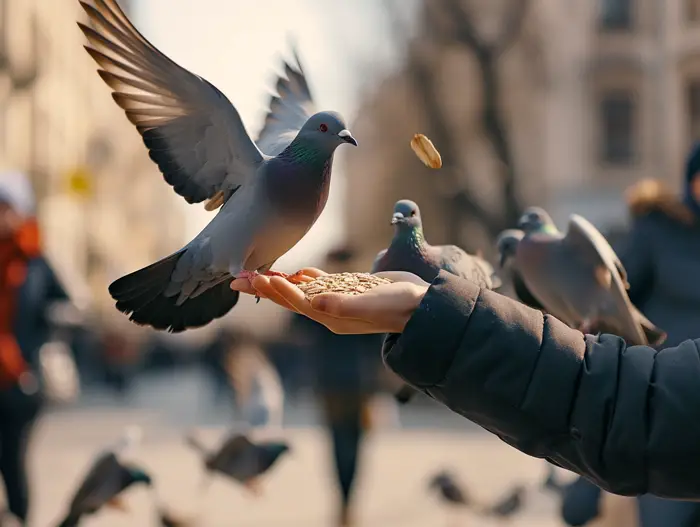 Benefits of Hand Feeding Pigeons