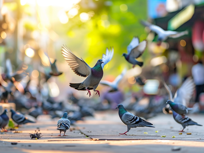 Pigeons as Sentinels of Environmental Health