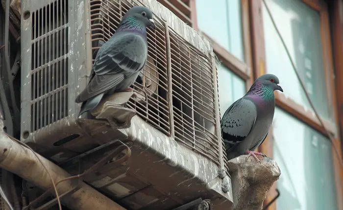 Protecting Your Air Conditioner from Pigeons