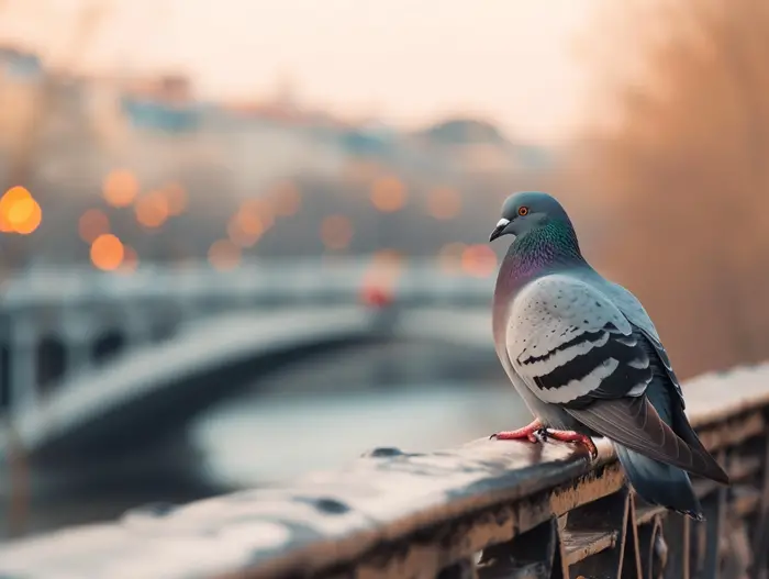 Social Dynamics of Pigeon Sounds