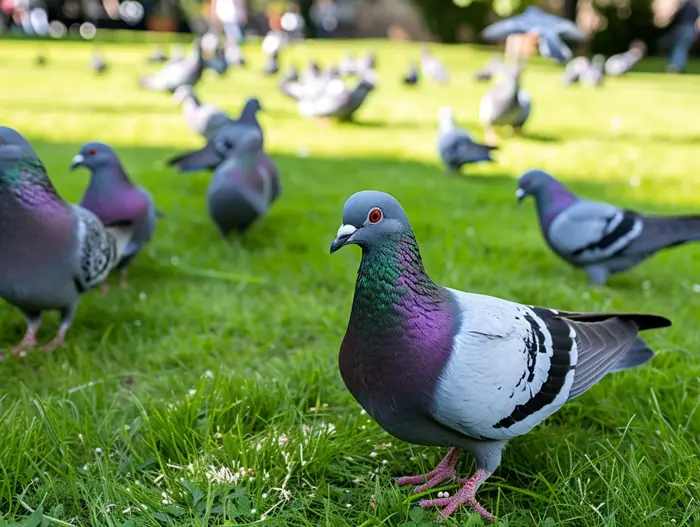 Basic Command Training for Pigeons