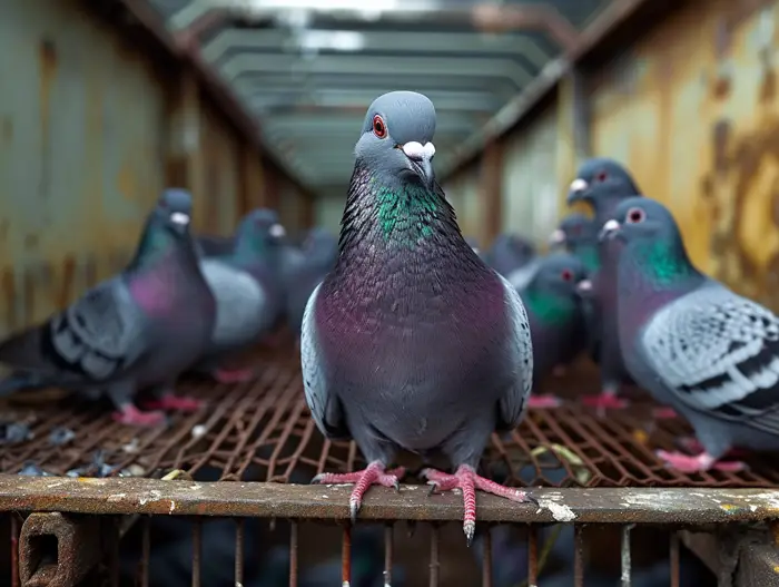 Factors Affecting Space Requirements for Pigeons