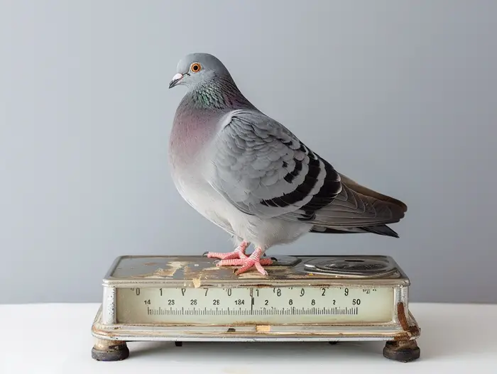 How to Determine the Weight of a Pigeon