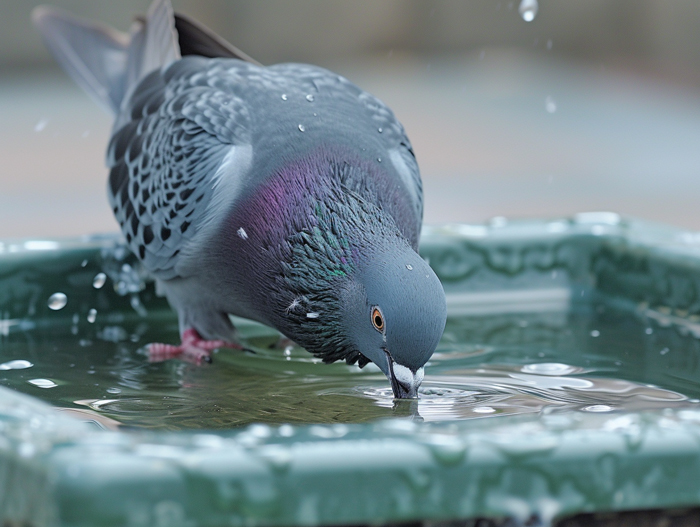 Importance of Hydration for Pigeons