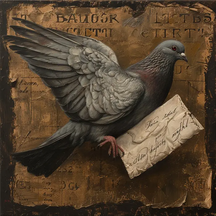 Origins of Carrier Pigeon Communication