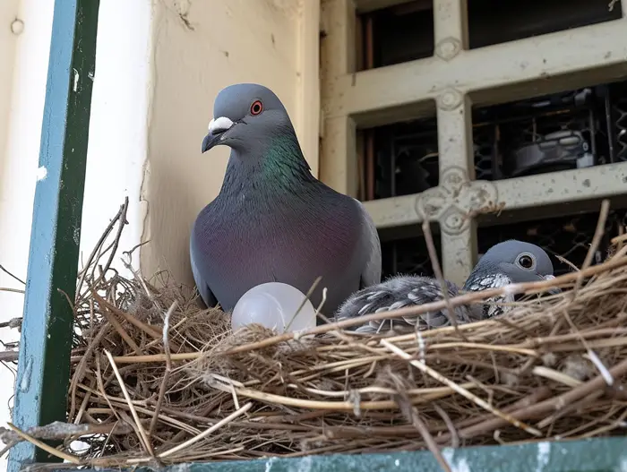 Pigeon Nest Removal