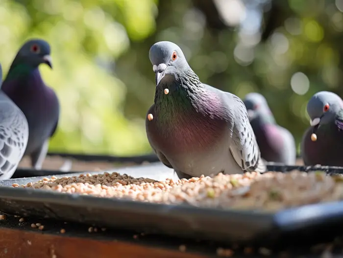 Types of Organic Food Options for Pigeons